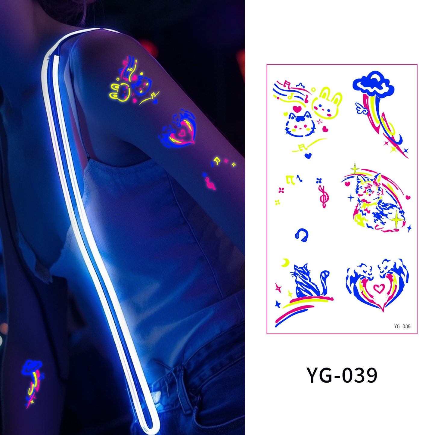 Dark graffiti YG - Fluorescent