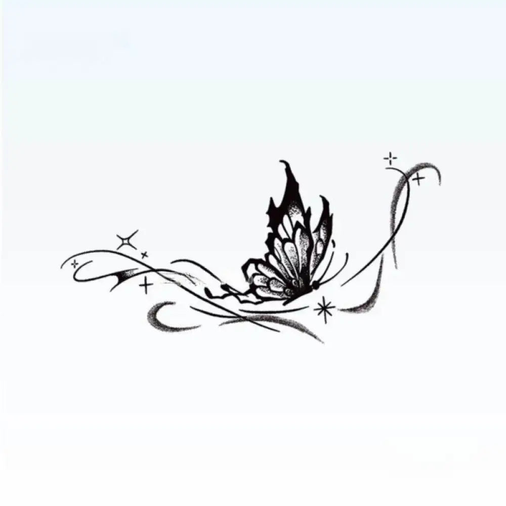 Butterfly Dance - 8 x 6cm - Jattoo