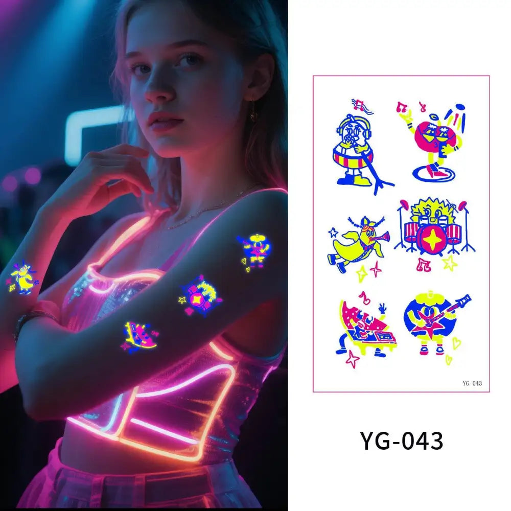 Dark graffiti YG - Fluorescent - Jattoo