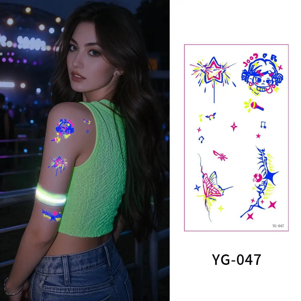 Dark graffiti YG - Fluorescent - Jattoo