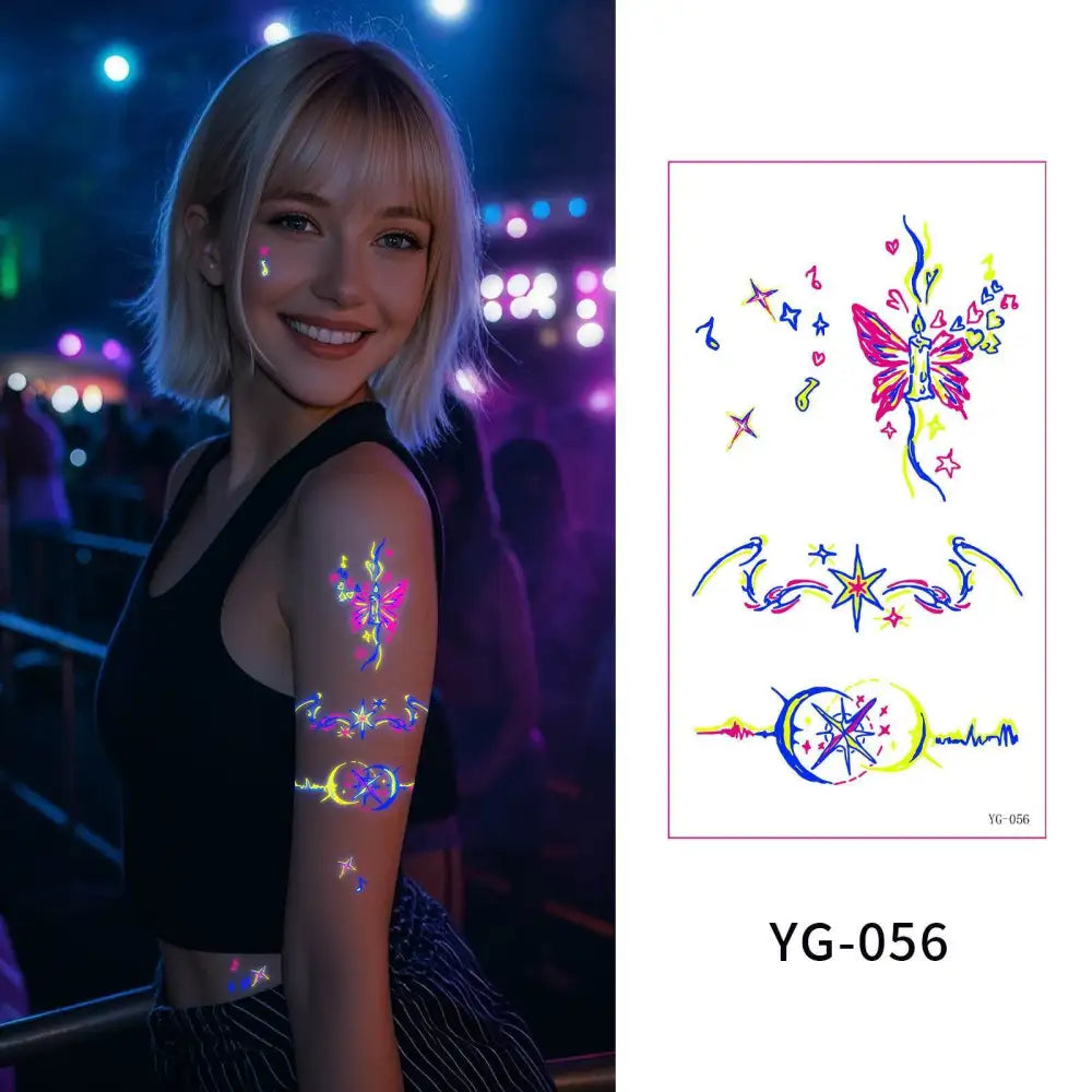 Dark graffiti YG - Fluorescent - Jattoo