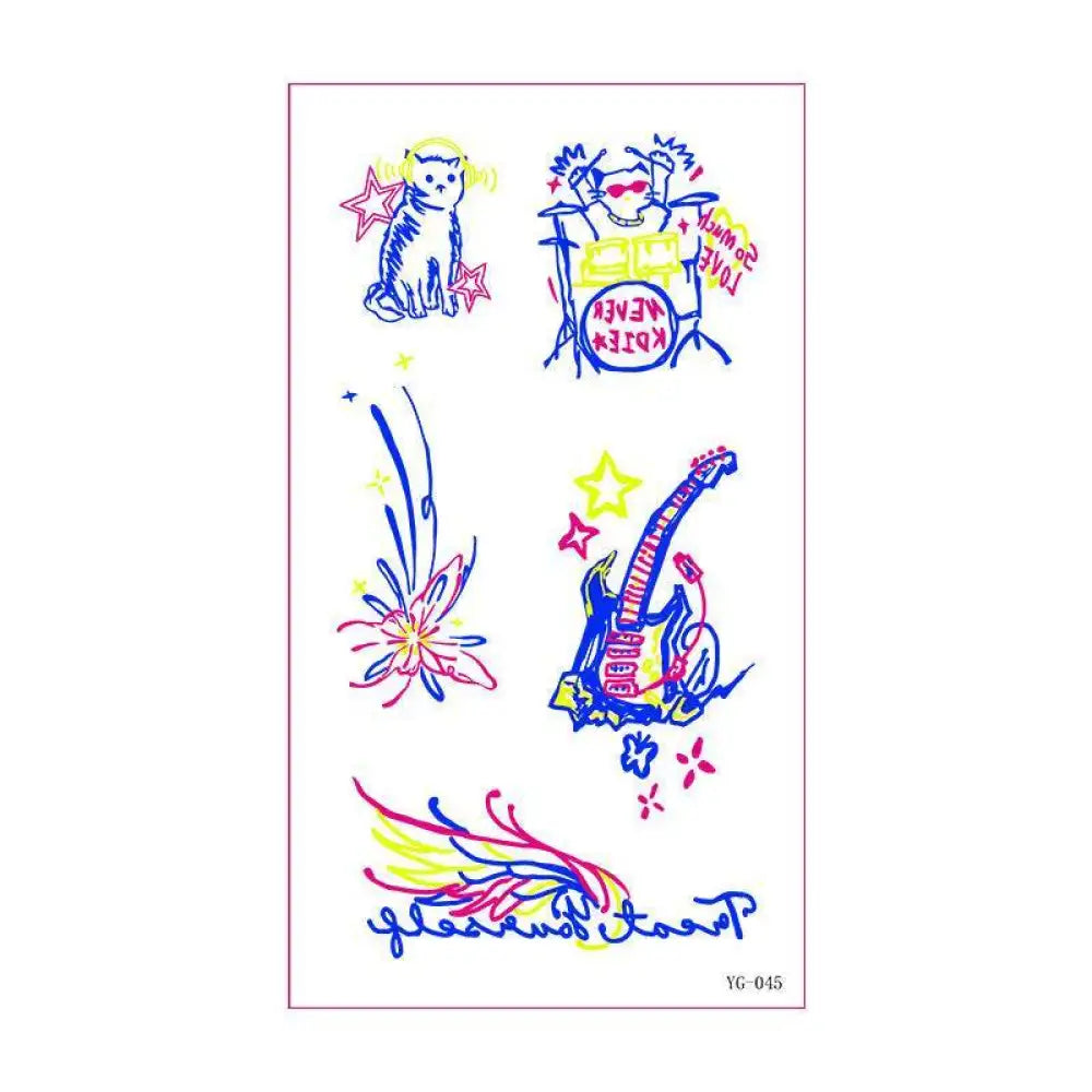 Dark graffiti YG - Fluorescent - Jattoo