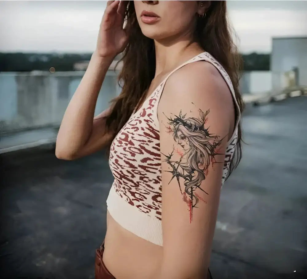 Ribbon Goddess ribbed collaboration edition leopard print sports bra