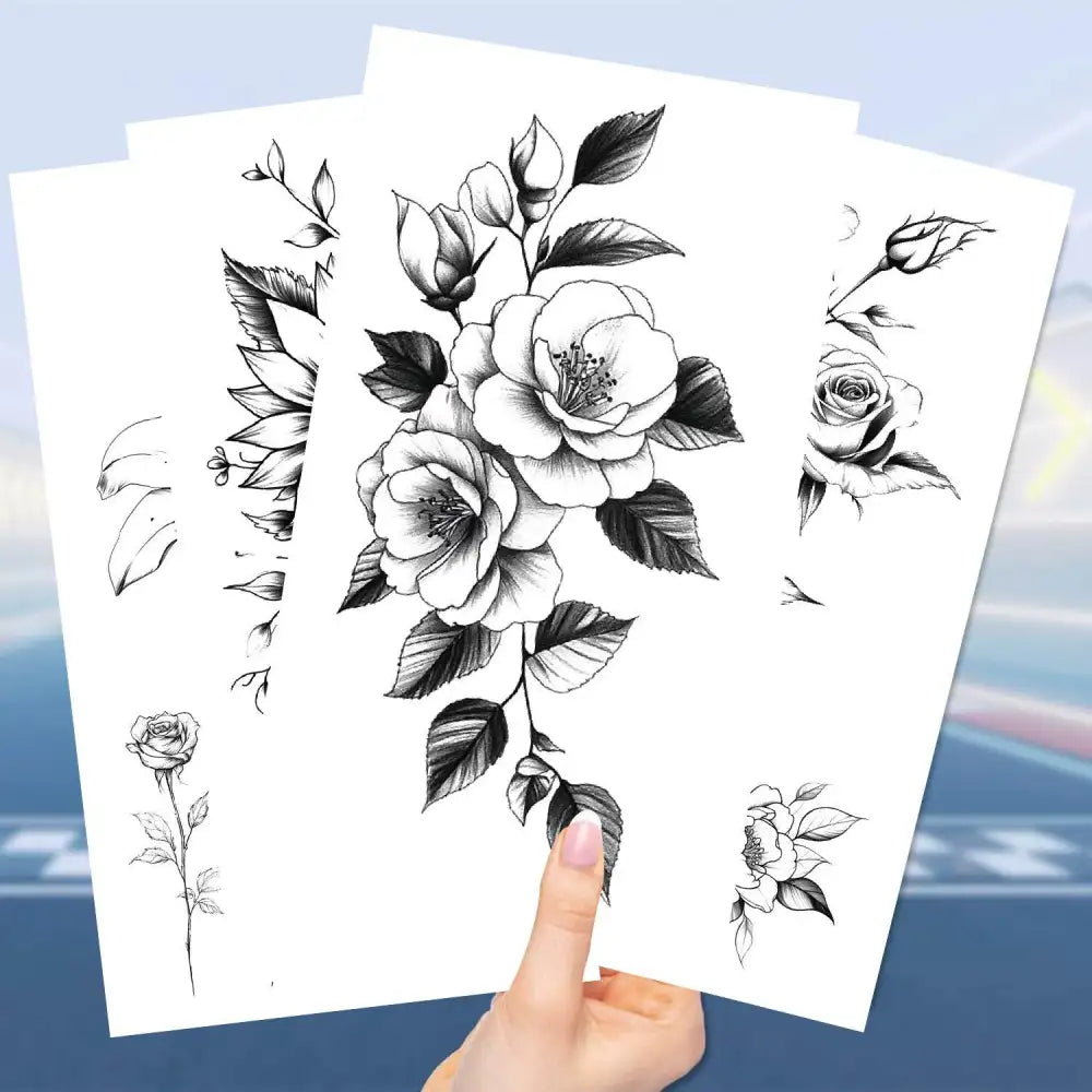 Wrist Temporary Tattoo Stickers- 6.8*12cm - Jattoo