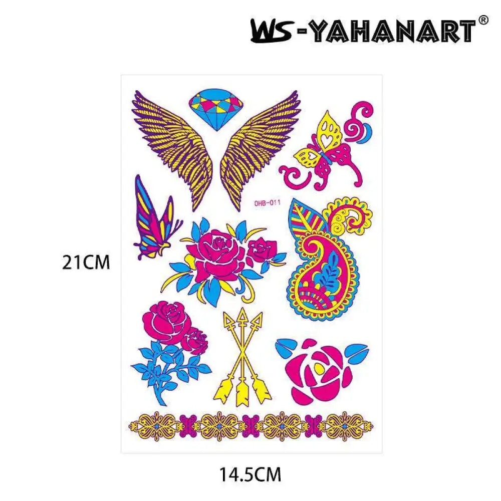 Dark graffiti OHB - Fluorescent - Jattoo