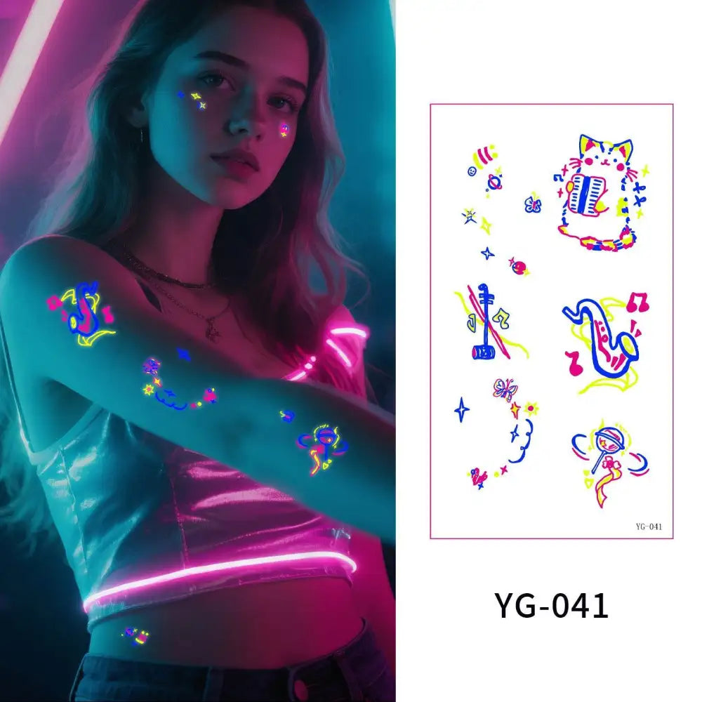 Dark graffiti YG - Fluorescent - Jattoo