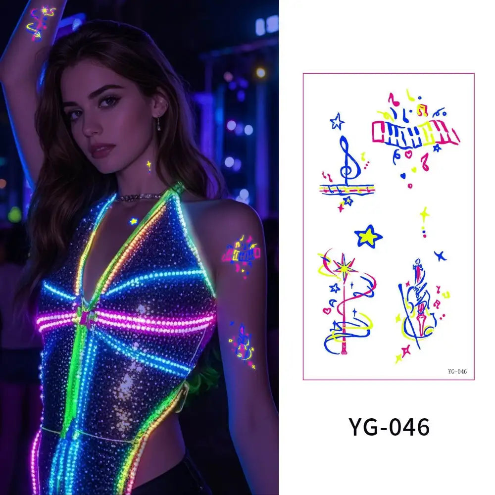 Dark graffiti YG - Fluorescent - Jattoo