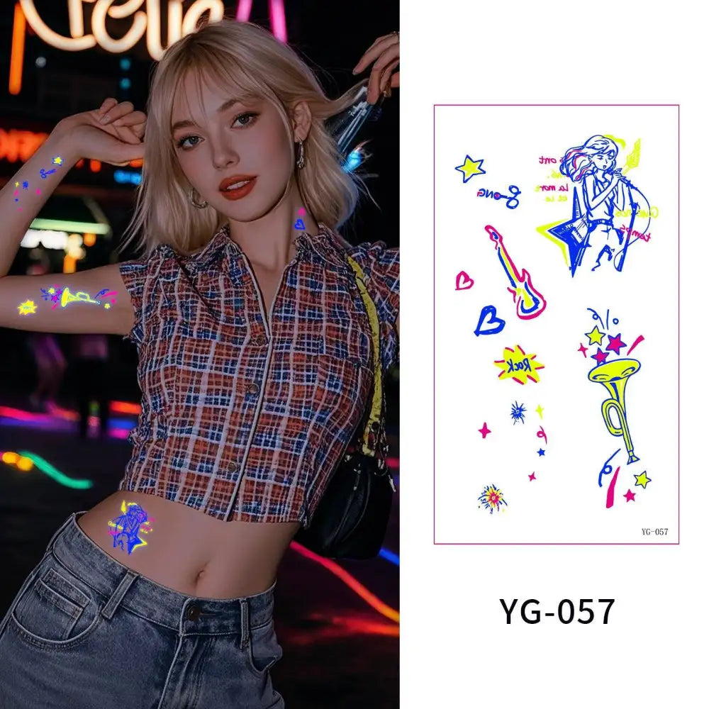 Dark graffiti YG - Fluorescent - Jattoo