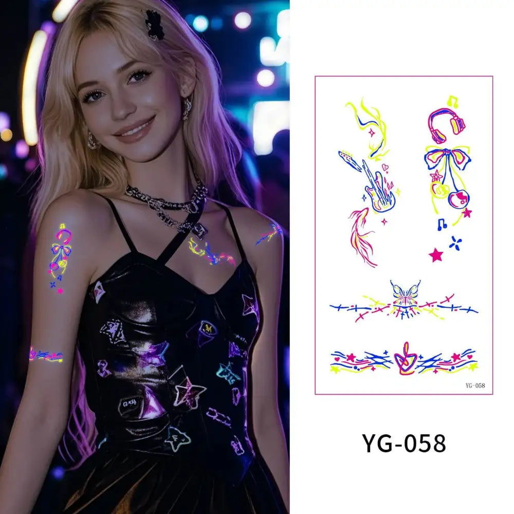 Dark graffiti YG - Fluorescent - Jattoo