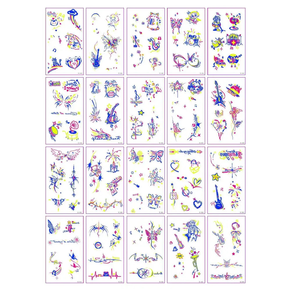 Dark graffiti YG - Fluorescent - Jattoo