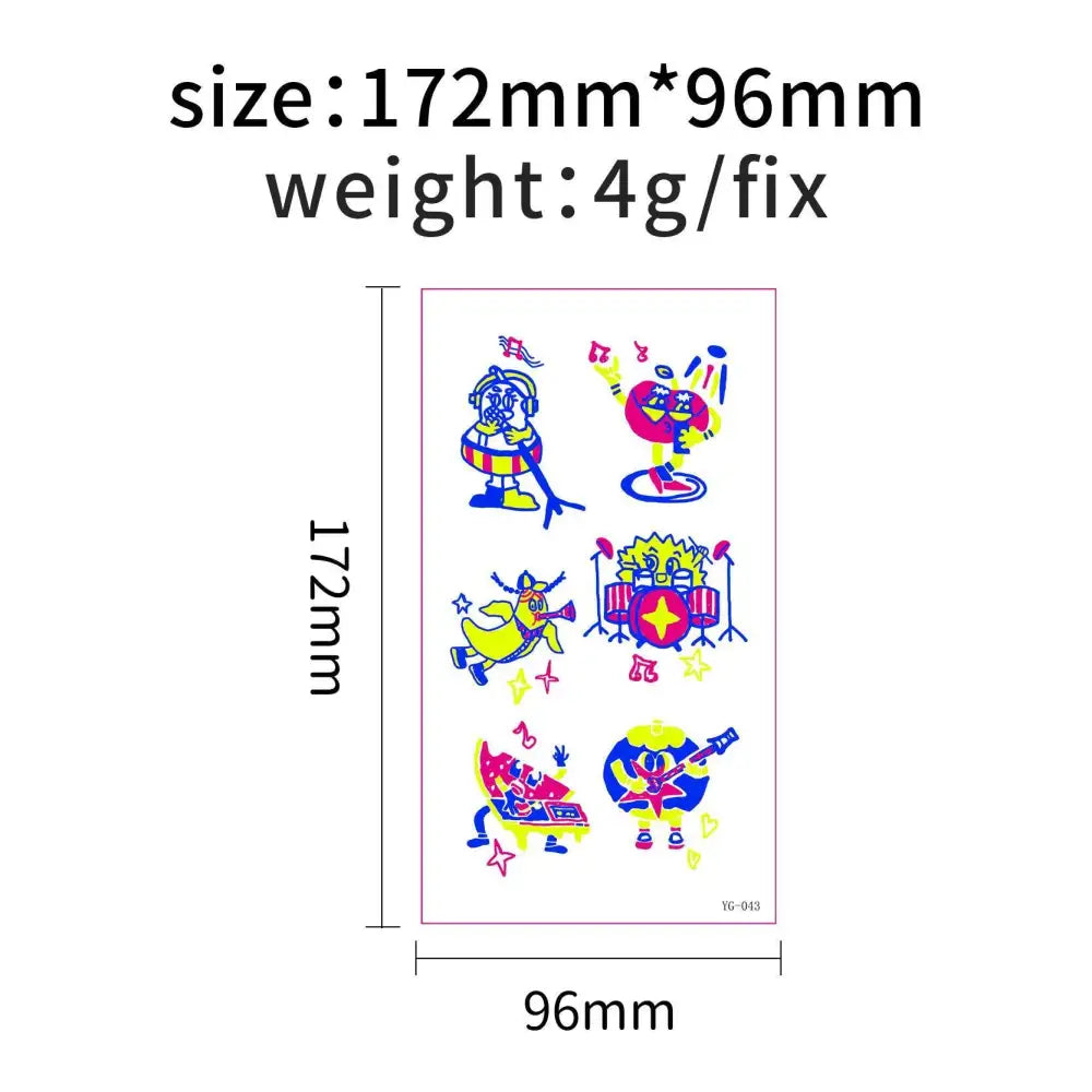 Dark graffiti YG - Fluorescent - Jattoo