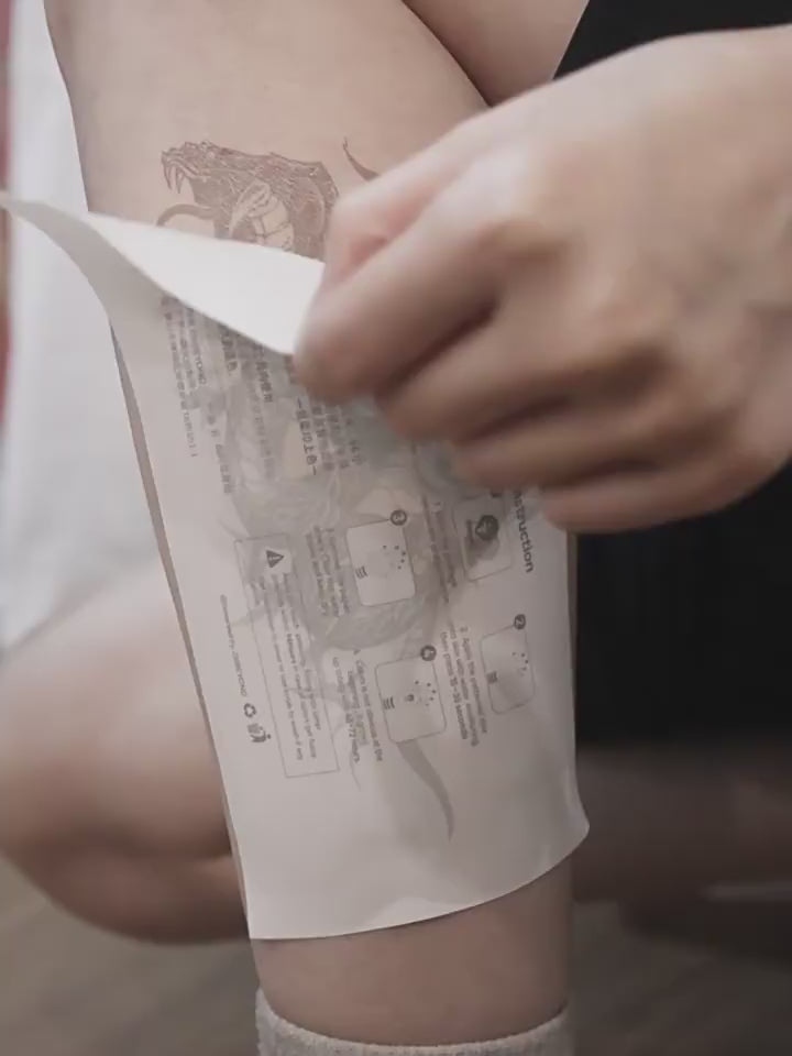 再变 镜蛇草本仙女高级感果汁纹身贴纸纸防水持久男女刺青原创防汗男